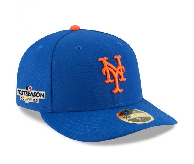 New York Mets Men's New Era Royal 2022 Postseason Low Profile 59FIFTY Fitted Hat