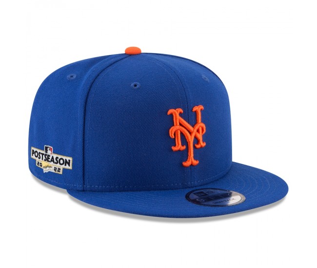 New York Mets Men's New Era Royal 2022 Postseason 9FIFTY Snapback Adjustable Hat