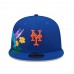 New York Mets Men's New Era Royal Blooming 59FIFTY Fitted Hat