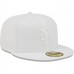 New York Mets Men's New Era White on White 59FIFTY Fitted Hat