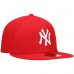 New York Yankees Men's New Era Red Logo White 59FIFTY Fitted Hat