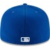 New York Yankees Men's New Era Royal Logo White 59FIFTY Fitted Hat