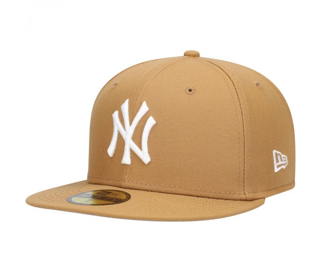 New York Yankees Men's New Era Tan Wheat 59FIFTY Fitted Hat