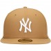 New York Yankees Men's New Era Tan Wheat 59FIFTY Fitted Hat