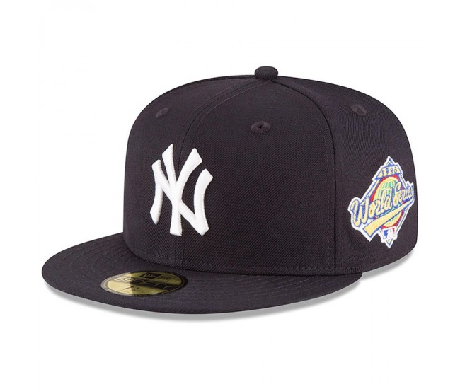 New York Yankees Men's New Era Navy Side Patch 1996 World Series 59FIFTY Fitted Hat