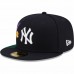 New York Yankees Men's New Era Navy Blooming 59FIFTY Fitted Hat