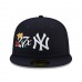 New York Yankees Men's New Era Navy 27x Champs Crown 59FIFTY Fitted Hat