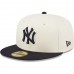 New York Yankees Men's New Era White/Navy Cooperstown Collection 2000 World Series Chrome 59FIFTY Fitted Hat