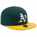 Oakland Athletics Men's New Era Green/Yellow Home Authentic Collection On-Field 59FIFTY Fitted Hat