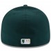 Oakland Athletics Men's New Era Green Road Authentic Collection On Field 59FIFTY Performance Fitted Hat