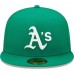 Oakland Athletics Men's New Era Kelly Green Team On-Field Replica Mesh Back 59FIFTY Fitted Hat