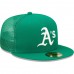 Oakland Athletics Men's New Era Kelly Green Team On-Field Replica Mesh Back 59FIFTY Fitted Hat