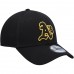 Oakland Athletics Men's New Era Black Team Neo 39THIRTY Flex Hat