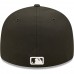 Oakland Athletics Men's New Era Black & White Low Profile 59FIFTY Fitted Hat