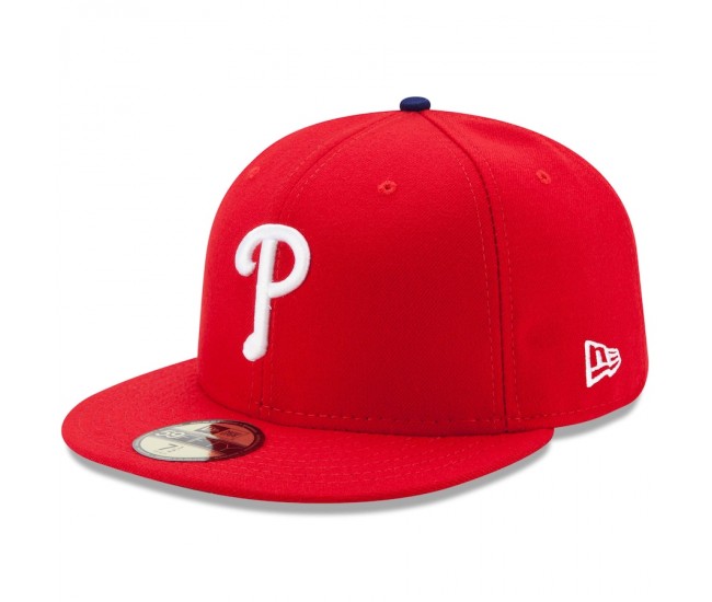 Philadelphia Phillies Men's New Era Red Game Authentic Collection On-Field 59FIFTY Fitted Hat