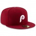 Philadelphia Phillies Men's New Era Maroon Alternate 2 Authentic Collection On-Field 59FIFTY Fitted Hat