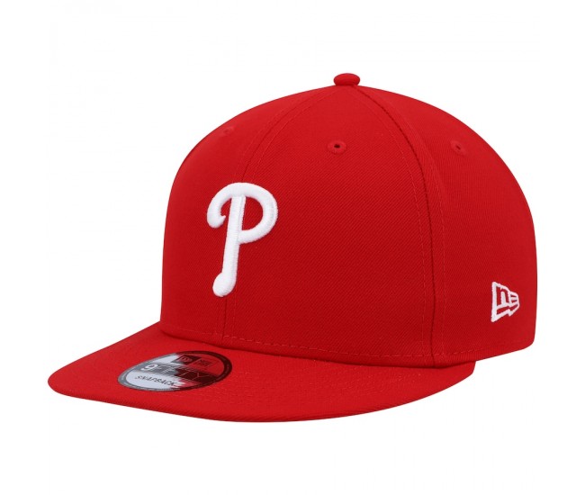 Philadelphia Phillies Men's New Era Red Primary Logo 9FIFTY Snapback Hat