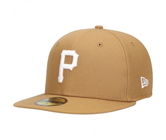 Pittsburgh Pirates Men's New Era Tan Wheat 59FIFTY Fitted Hat