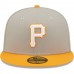 Pittsburgh Pirates Men's New Era Gray/Orange 76th World Series Cooperstown Collection Undervisor 59FIFTY Fitted Hat