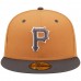 Pittsburgh Pirates Men's New Era Brown/Charcoal Two-Tone Color Pack 59FIFTY Fitted Hat