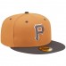 Pittsburgh Pirates Men's New Era Brown/Charcoal Two-Tone Color Pack 59FIFTY Fitted Hat