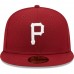 Pittsburgh Pirates Men's New Era Cardinal Logo 59FIFTY Fitted Hat