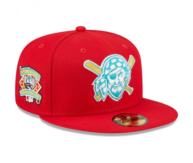 Pittsburgh Pirates Men's New Era Scarlet 1994 All-Star Game Undervisor 59FIFTY Fitted Hat