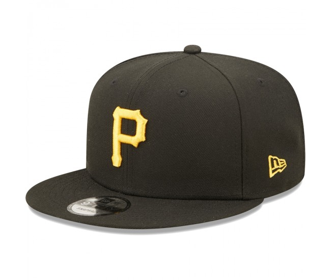 Pittsburgh Pirates Men's New Era Black Primary Logo 9FIFTY Snapback Hat