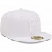 Pittsburgh Pirates Men's New Era White on White 59FIFTY Fitted Hat