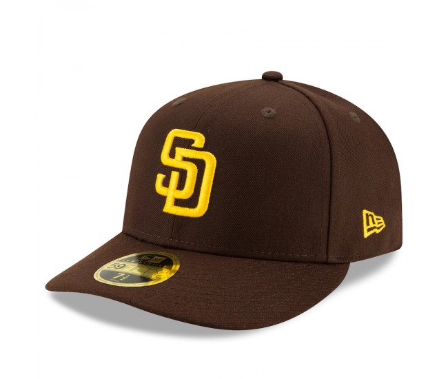 San Diego Padres Men's New Era Brown Authentic Collection On-Field Low Profile 59FIFTY Fitted Hat