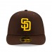 San Diego Padres Men's New Era Brown Authentic Collection On-Field Low Profile 59FIFTY Fitted Hat