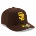 San Diego Padres Men's New Era Brown Authentic Collection On-Field Low Profile 59FIFTY Fitted Hat