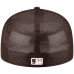 San Diego Padres Men's New Era Brown Team On-Field Replica Mesh Back 59FIFTY Fitted Hat