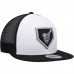 San Diego Padres Men's New Era White/Black 2022 Clubhouse Trucker 9FIFTY Snapback Hat