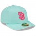 San Diego Padres Men's New Era Mint 2022 City Connect Low Profile 59FIFTY Fitted Hat