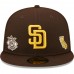 San Diego Padres Men's New Era Brown Identity 59FIFTY Fitted Hat