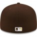 San Diego Padres Men's New Era Brown Identity 59FIFTY Fitted Hat