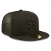 San Francisco Giants Men's New Era Blackout Trucker 59FIFTY Fitted Hat