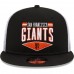 San Francisco Giants Men's New Era Black/White Base Trucker 9FIFTY Snapback Hat