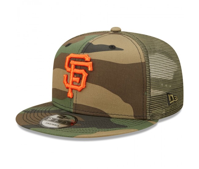 San Francisco Giants Men's New Era Camo Trucker 9FIFTY Snapback Hat