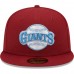 San Francisco Giants Men's New Era Cardinal 50th Anniversary Air Force Blue Undervisor 59FIFTY Fitted Hat