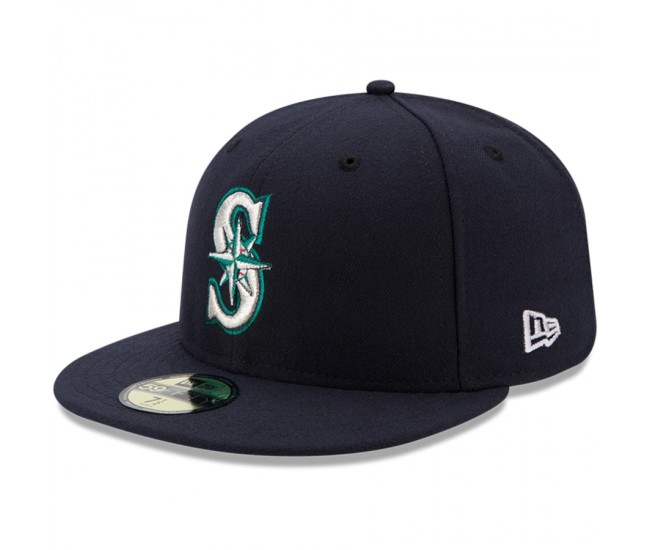 Seattle Mariners Men's New Era Navy Authentic Collection On Field 59FIFTY Fitted Hat