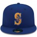 Seattle Mariners Men's New Era Royal Alternate 2 Authentic On Field 59FIFTY Fitted Hat