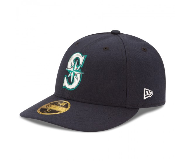 Seattle Mariners Men's New Era Navy Authentic Collection On Field Low Profile Game 59FIFTY Fitted Hat