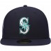 Seattle Mariners Men's New Era Navy 9/11 Memorial Side Patch 59FIFTY Fitted Hat