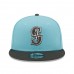 Seattle Mariners Men's New Era Light Blue/Charcoal Color Pack Two-Tone 9FIFTY Snapback Hat