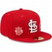 St. Louis Cardinals Men's New Era Red Identity 59FIFTY Fitted Hat