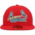 St. Louis Cardinals Men's New Era Scarlet 125th Anniversary Undervisor 59FIFTY Fitted Hat