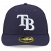 Tampa Bay Rays Men's New Era Navy Authentic Collection Mesh Back Low Profile 59FIFTY Fitted Hat