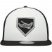 Tampa Bay Rays Men's New Era White/Black 2022 Clubhouse Trucker 9FIFTY Snapback Hat